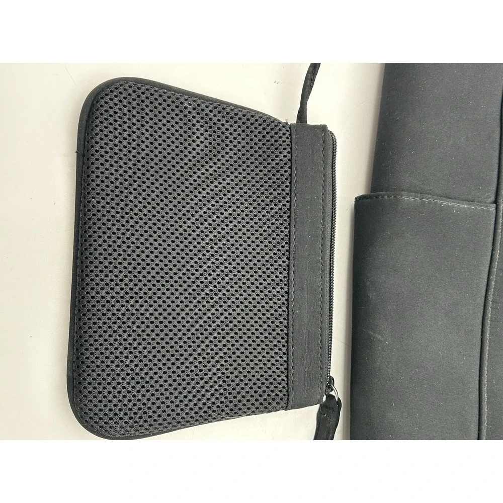 L.L. Bean Large Black Computer Shoulder Tote Bag Multiple Pockets Professional